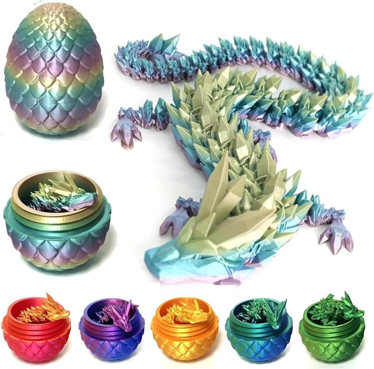 3D Printed Dragon Egg Fidget Toy