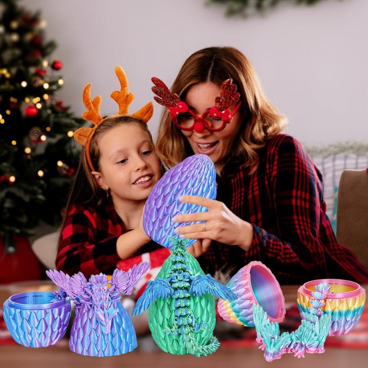 3D Printed Winged Dragon Surprise Egg Toy