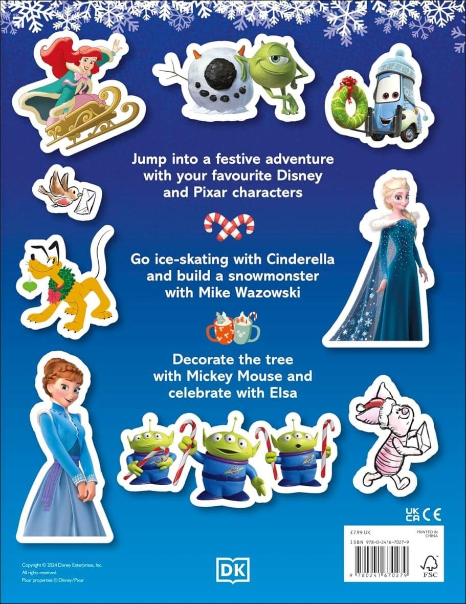 Disney Christmas Sticker Collection