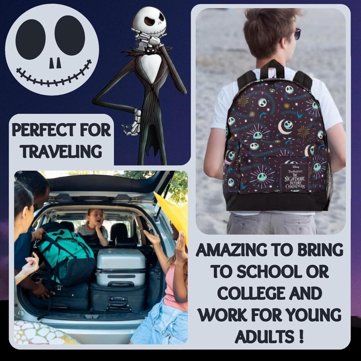 Disney Nightmare Before Christmas Backpack