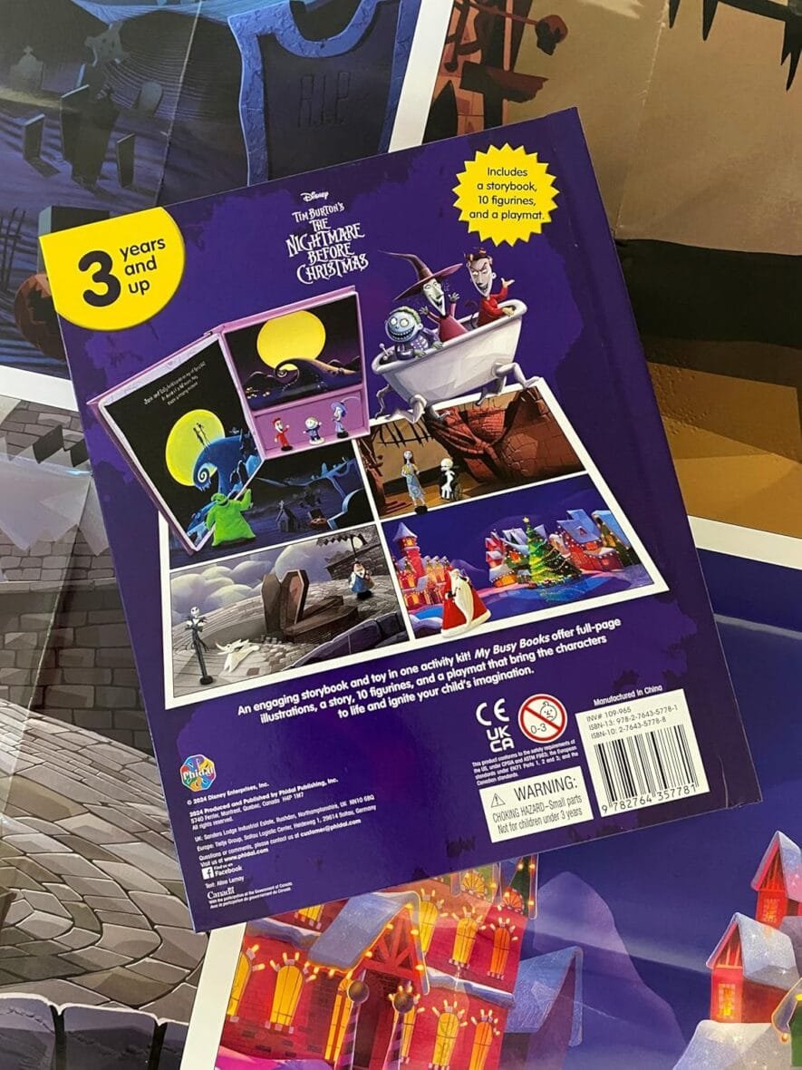 Disney Nightmare Before Christmas Busy Books