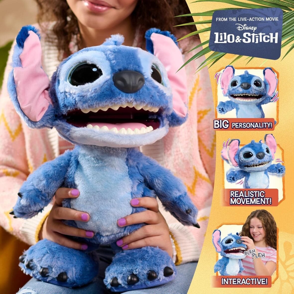 Disney Stitch 17″ Interactive Plush Toy