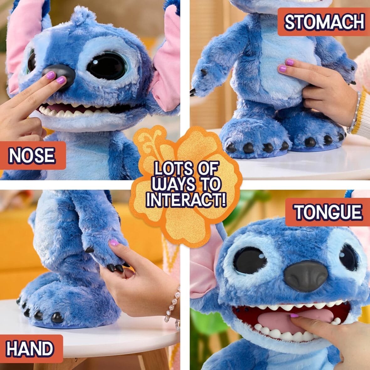 Disney Stitch 17″ Interactive Plush Toy