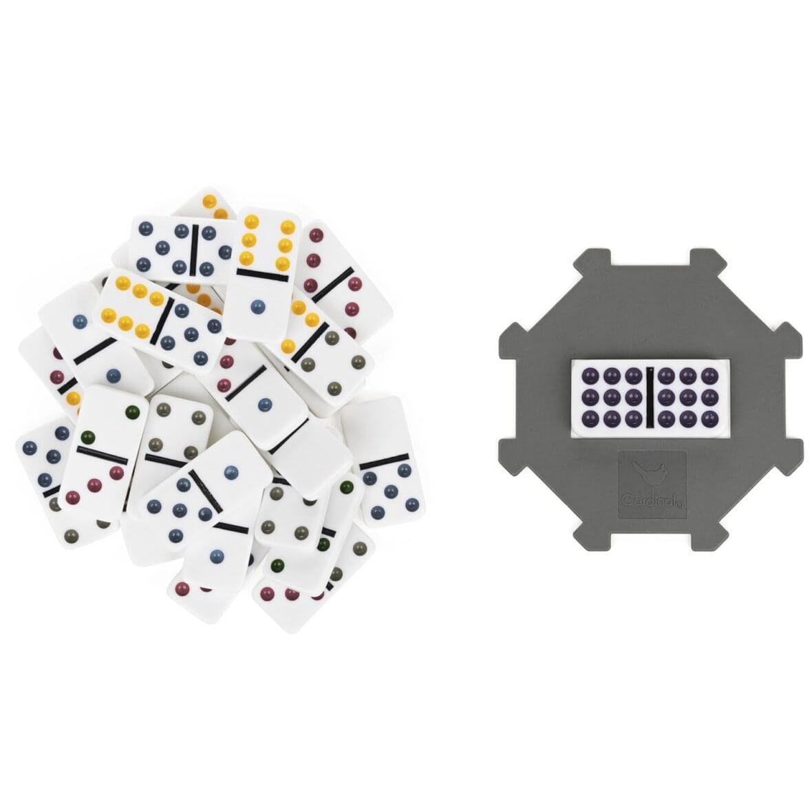 Double Nine Dominoes Set in Storage Tin