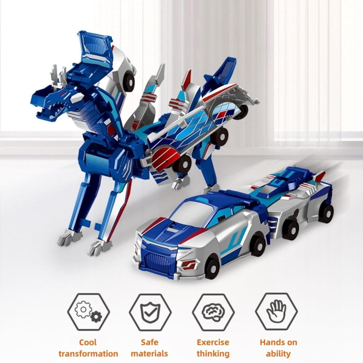 Felly Dragon Transforming Car Robot Toy