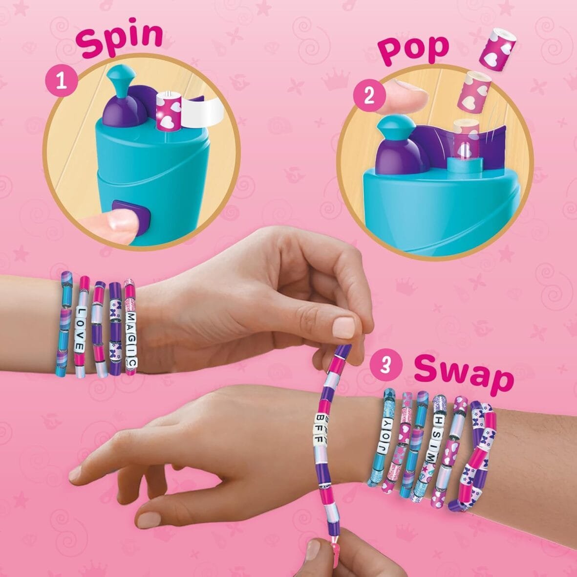 Imagimake Spin n Pop DIY Bracelet Kit