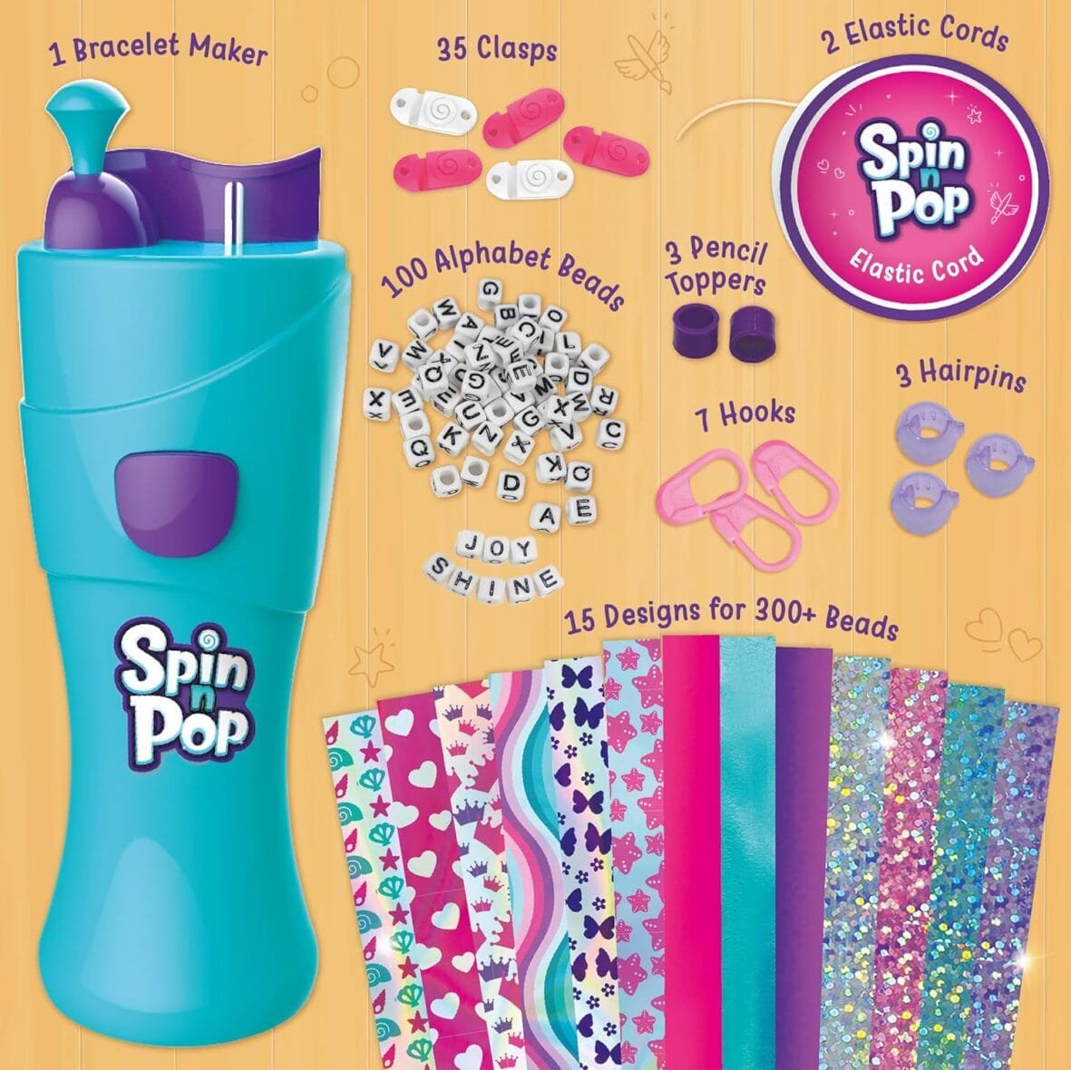 Imagimake Spin n Pop DIY Bracelet Kit