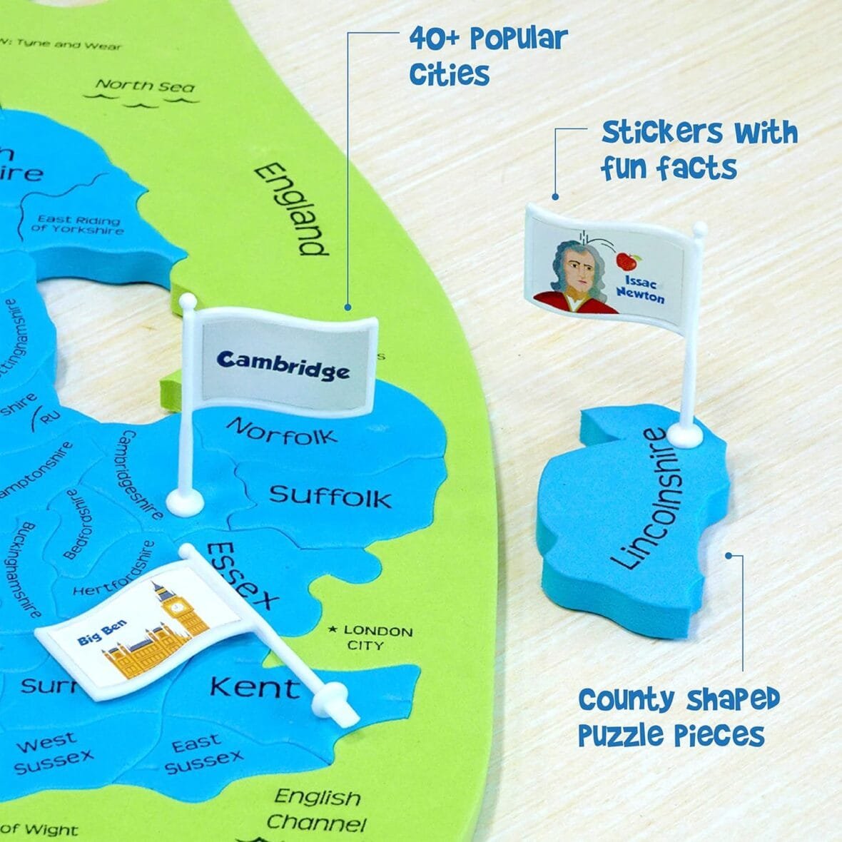 Imagimake UK Map Jigsaw Puzzle for Kids
