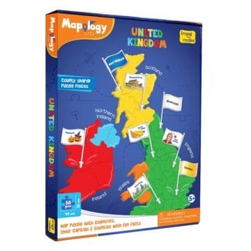 Imagimake UK Map Jigsaw Puzzle for Kids