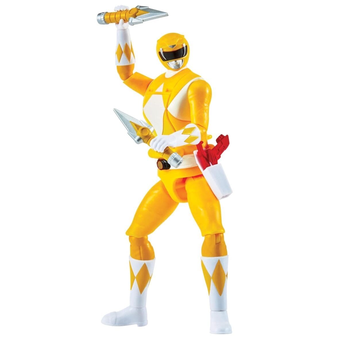 Mighty Morphin Auto-Morphin Yellow Ranger Figure