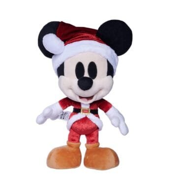 Santa Mickey Mouse Plush Toy in Gift Box