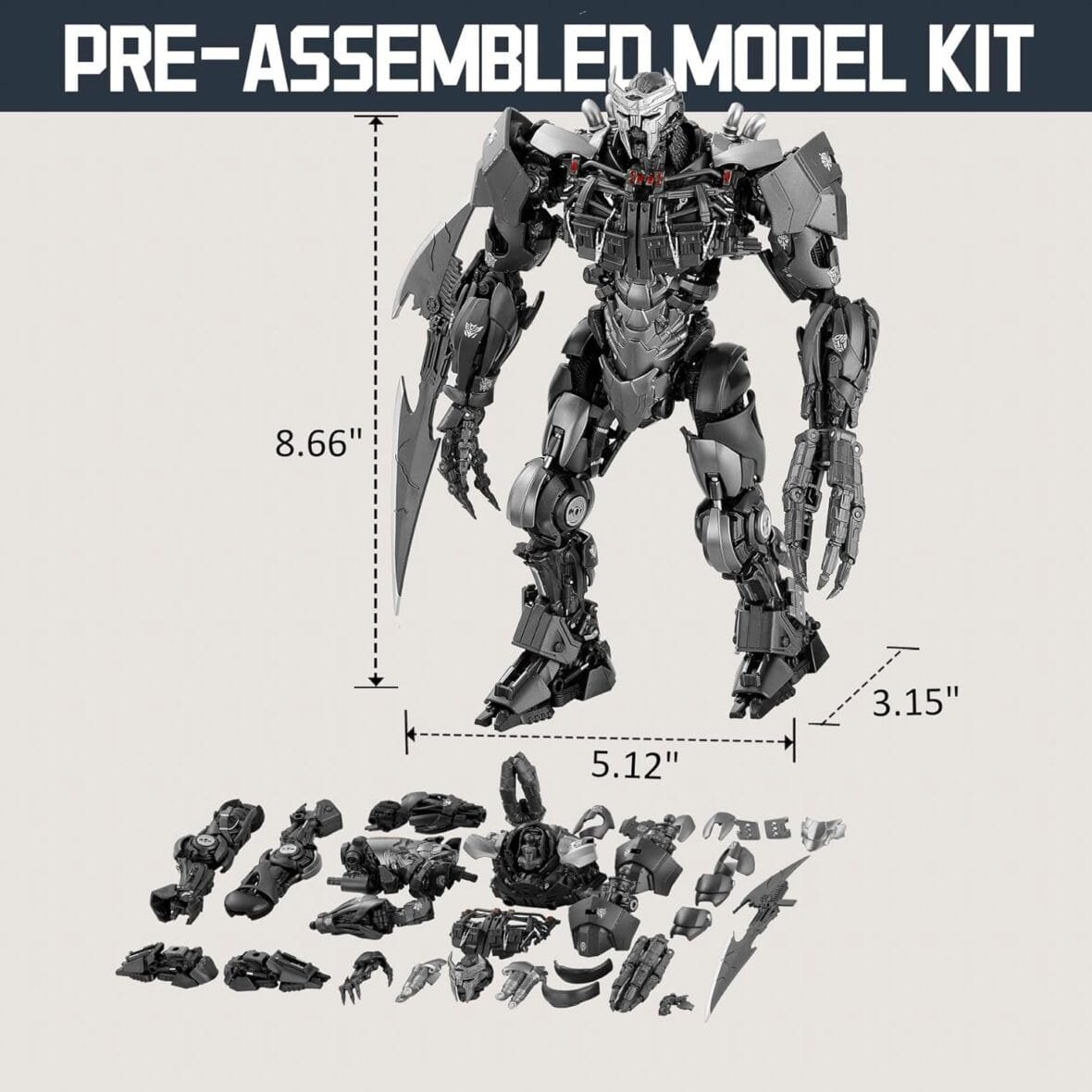 YOLOPARK Scourge Transformer Action Figure