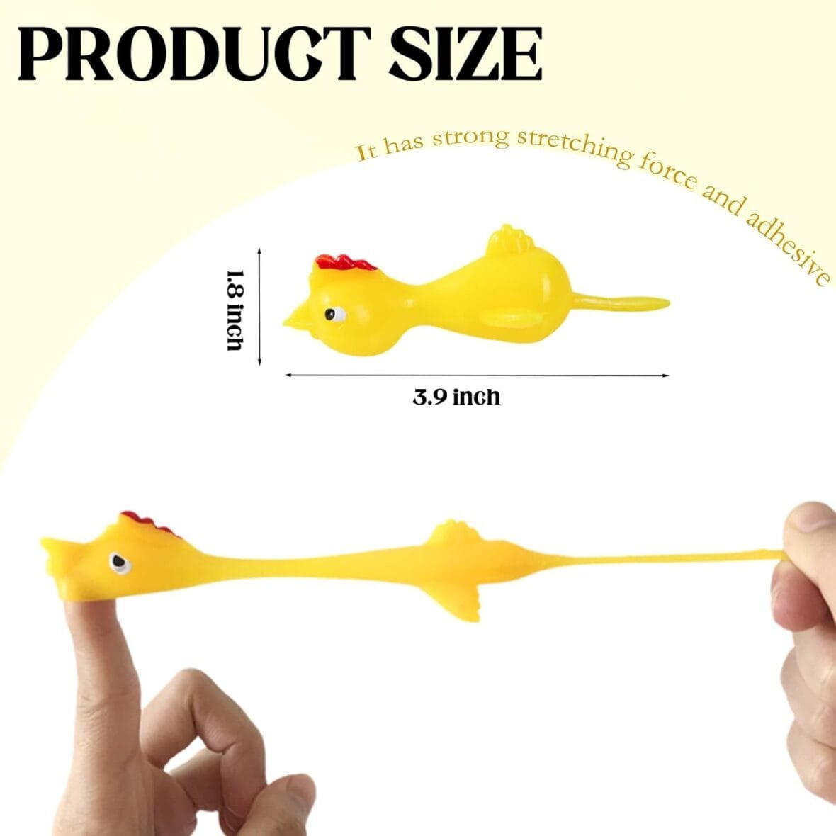 20 PCS Rubber Chicken Catapult Toys