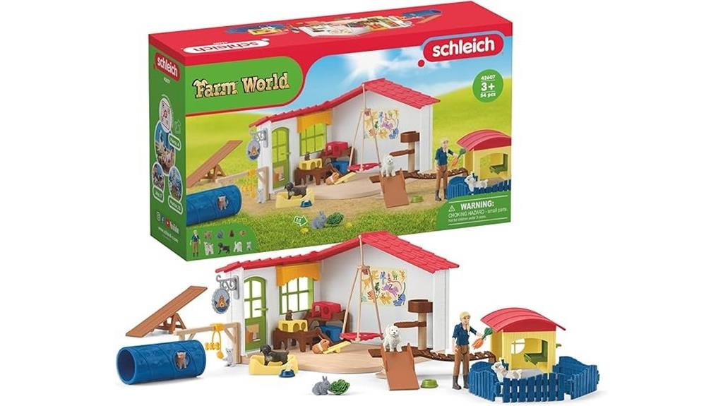 baby animal hotel playset