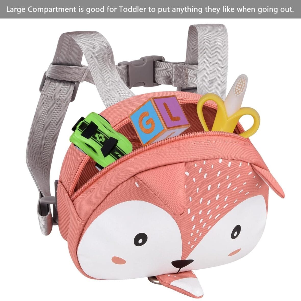 Bebamour Toddler Backpack with Safety Leash