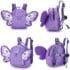 BTSKY Butterfly Baby Toddler Backpack, Purple