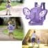 BTSKY Butterfly Baby Toddler Backpack, Purple