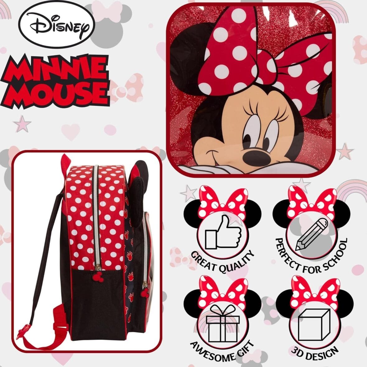 Disney Minnie Mouse Kids Backpack