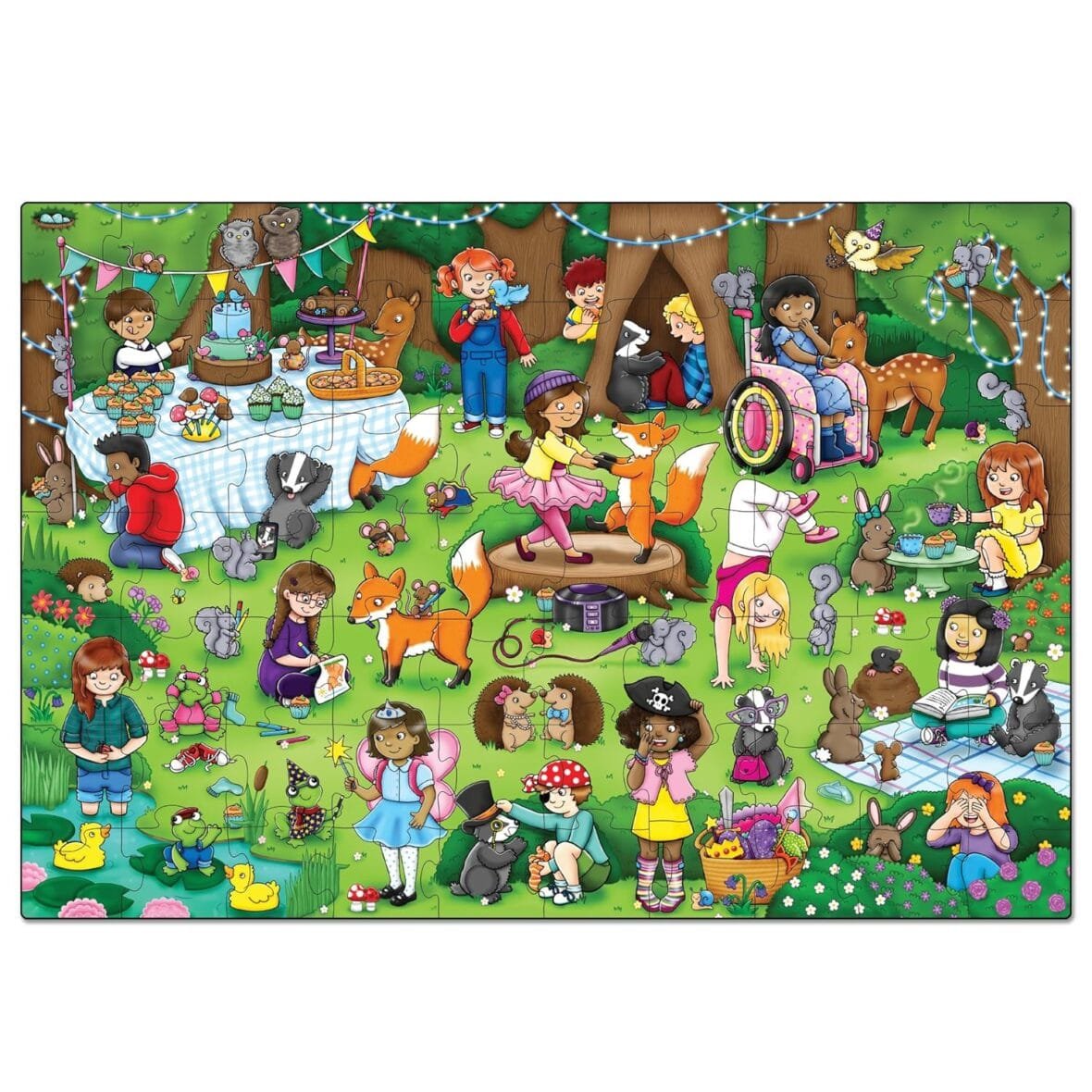 Enchanting Forest Festival Jigsaw Puzzle – 70 Pieces