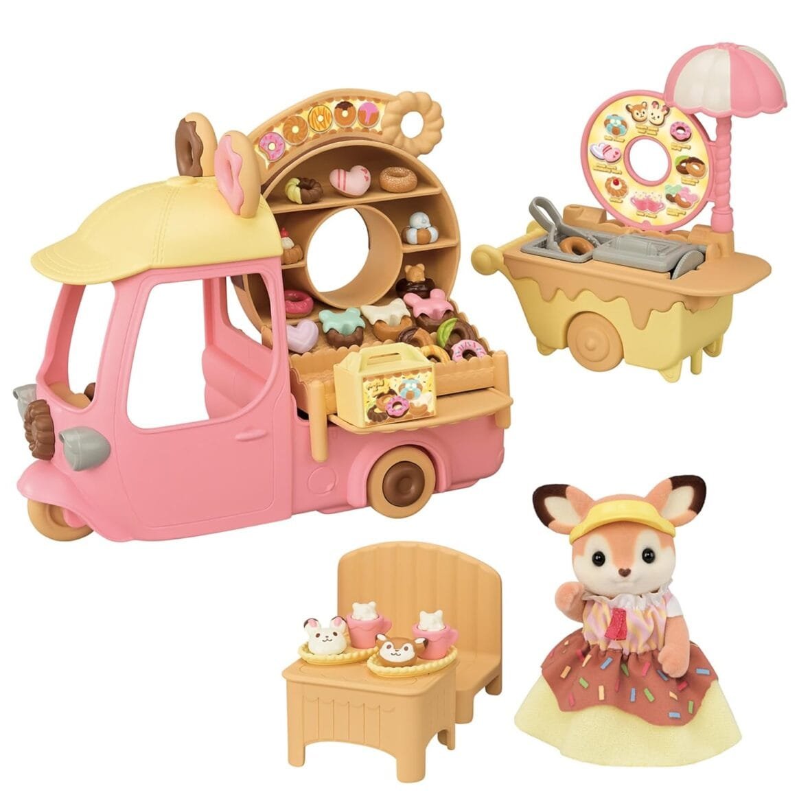 EPOCH Sylvanian Families Doughnut Trolley