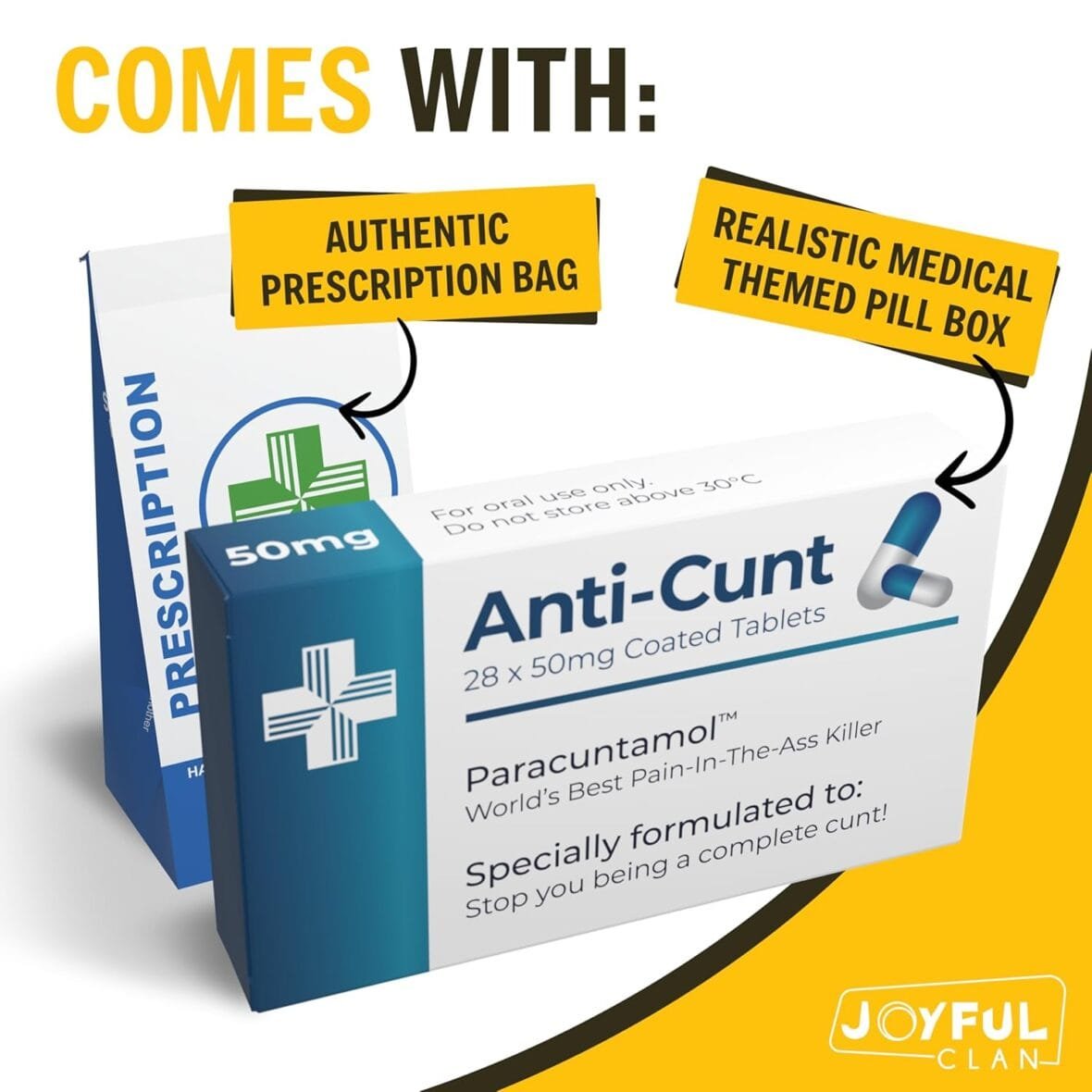 Funny Joke Pill Box Prank Gift