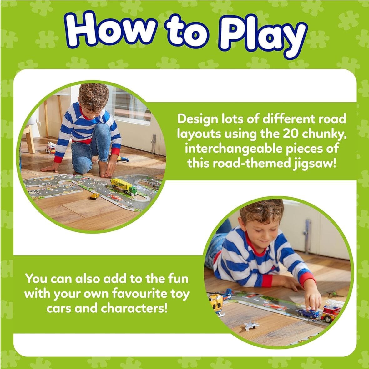 Giant Road Floor Puzzle for Toddlers