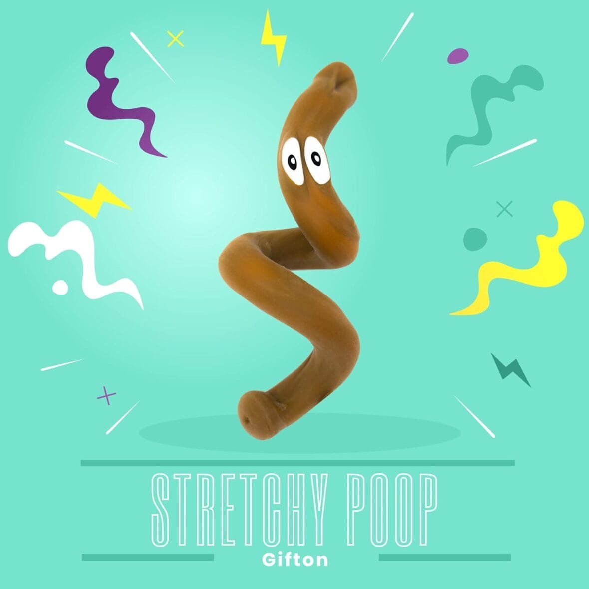 Gifton Stretchy Poo Stress Relief Ball