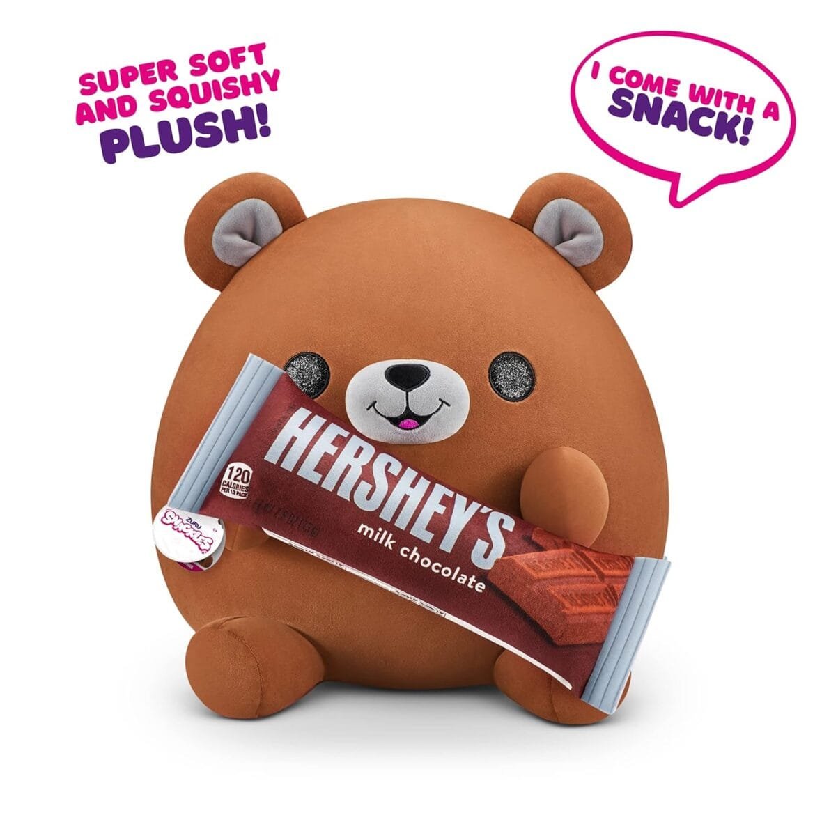 Hershey’s Snackles Bear Plush, 28 cm