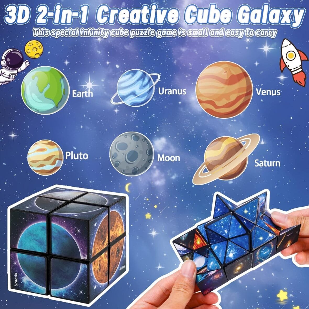 Infinity Cube Toys for Kids Ages 8-12