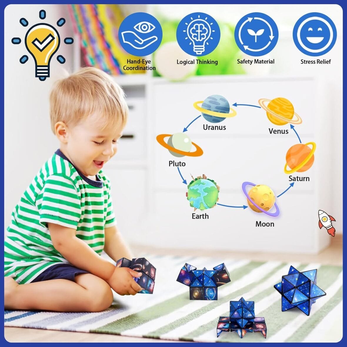 Infinity Cube Toys for Kids Ages 8-12