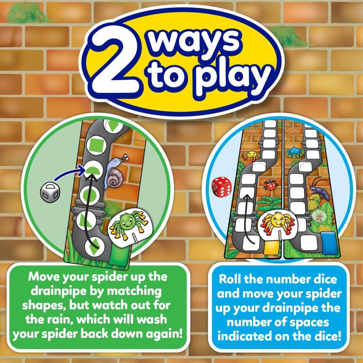 Insey Winsey Spider Game for Preschoolers