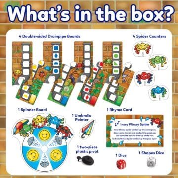 Insey Winsey Spider Game for Preschoolers