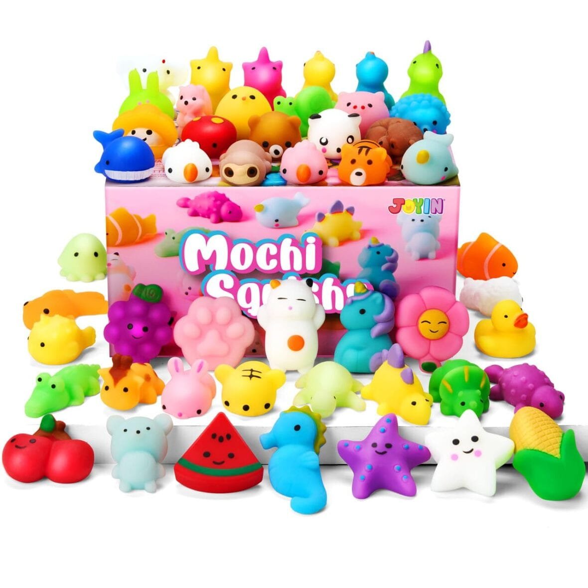 JOYIN 25-Pack Mini Mochi Toys Set