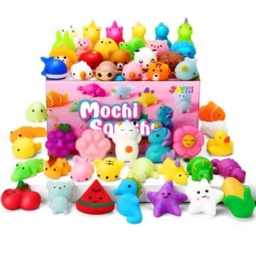 JOYIN 25-Pack Mini Mochi Toys Set