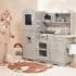 KIDOZ Large Wooden Pretend Play Kitchen