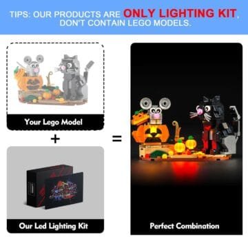 LED Light Kit for Lego Halloween Set