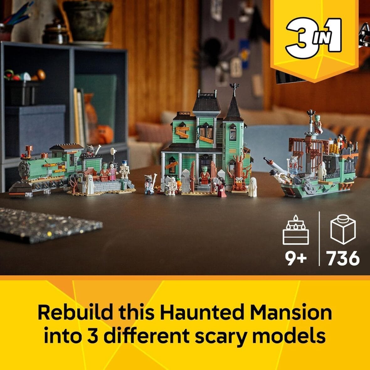 LEGO Creator 3in1 Haunted Mansion Set
