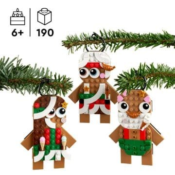 LEGO Gingerbread Ornaments Set for Kids