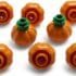 LEGO Orange Pumpkins with Green Stems (8)