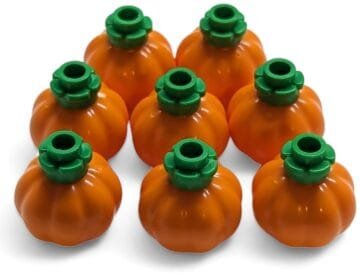 LEGO Orange Pumpkins with Green Stems (8)