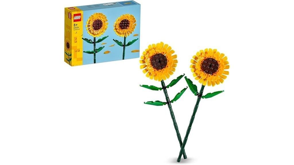 lego sunflowers building set