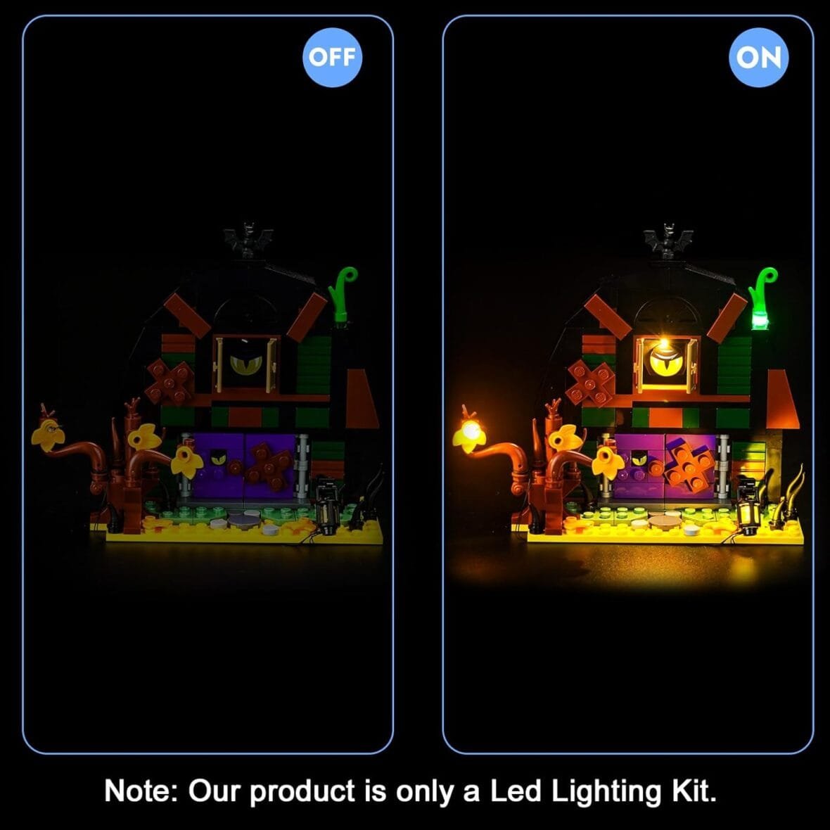LocoLee LED Light Set for Lego Barn