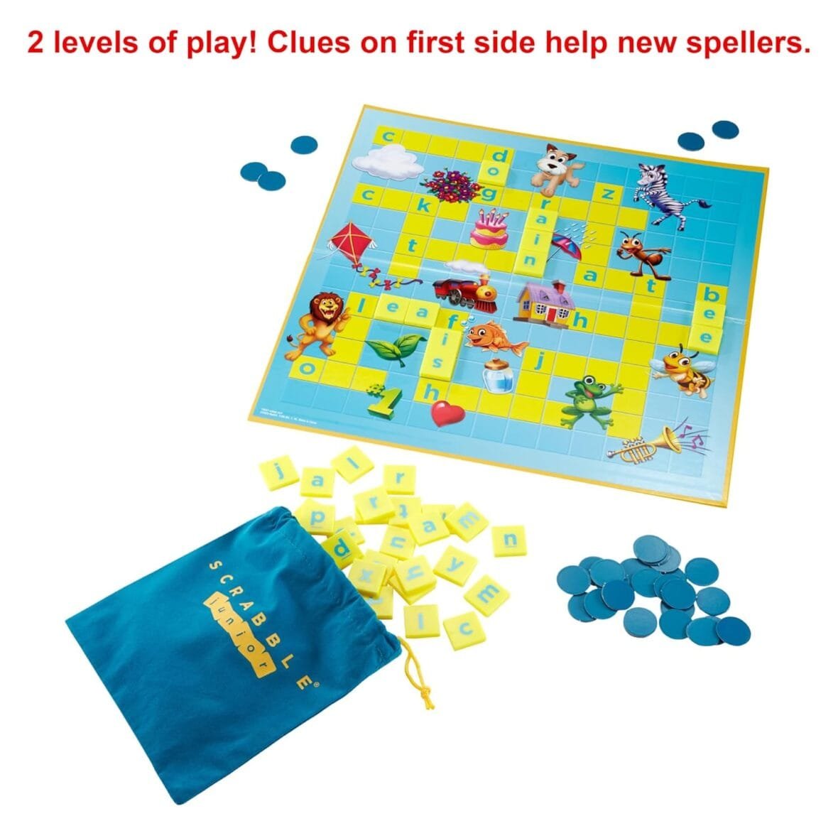 Mattel Scrabble Junior 2-in-1 Game
