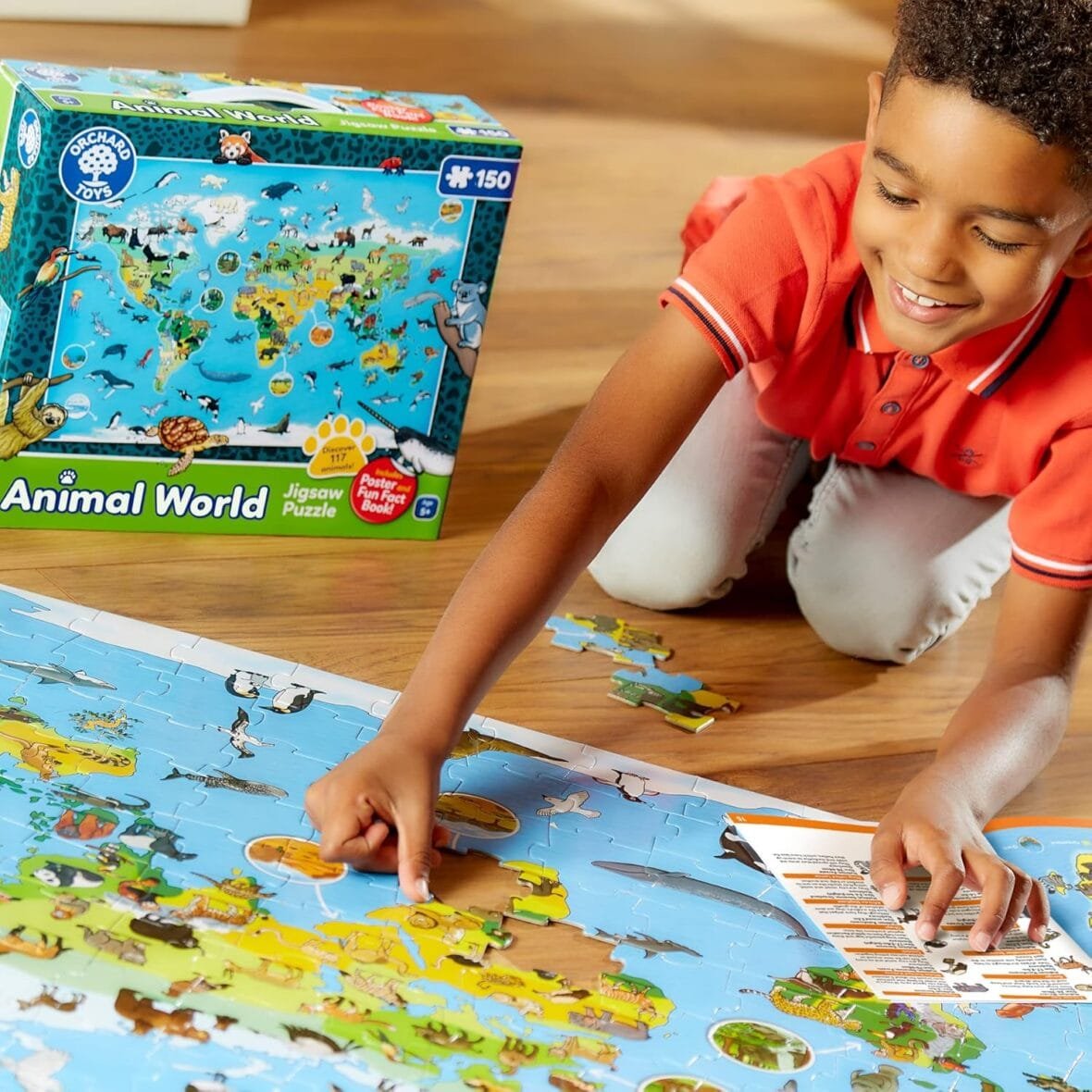 Orchard Toys Animal World 150-Piece Puzzle