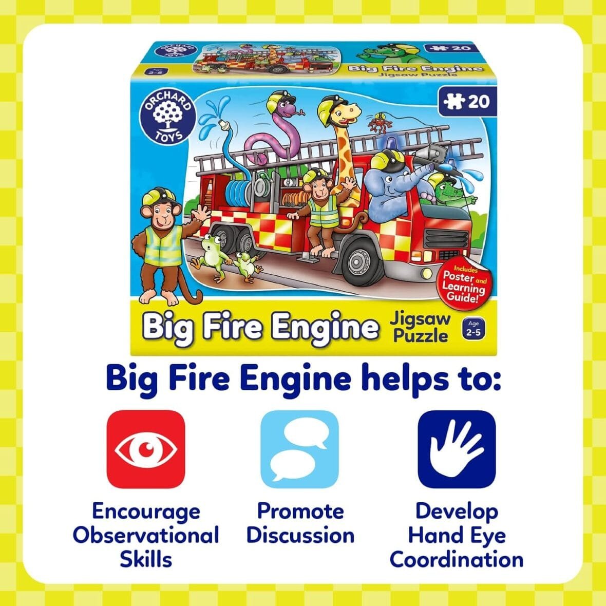 Orchard Toys Big Fire Engine Puzzle