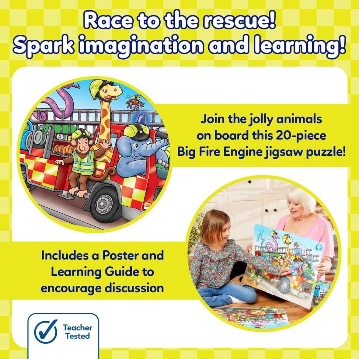 Orchard Toys Big Fire Engine Puzzle