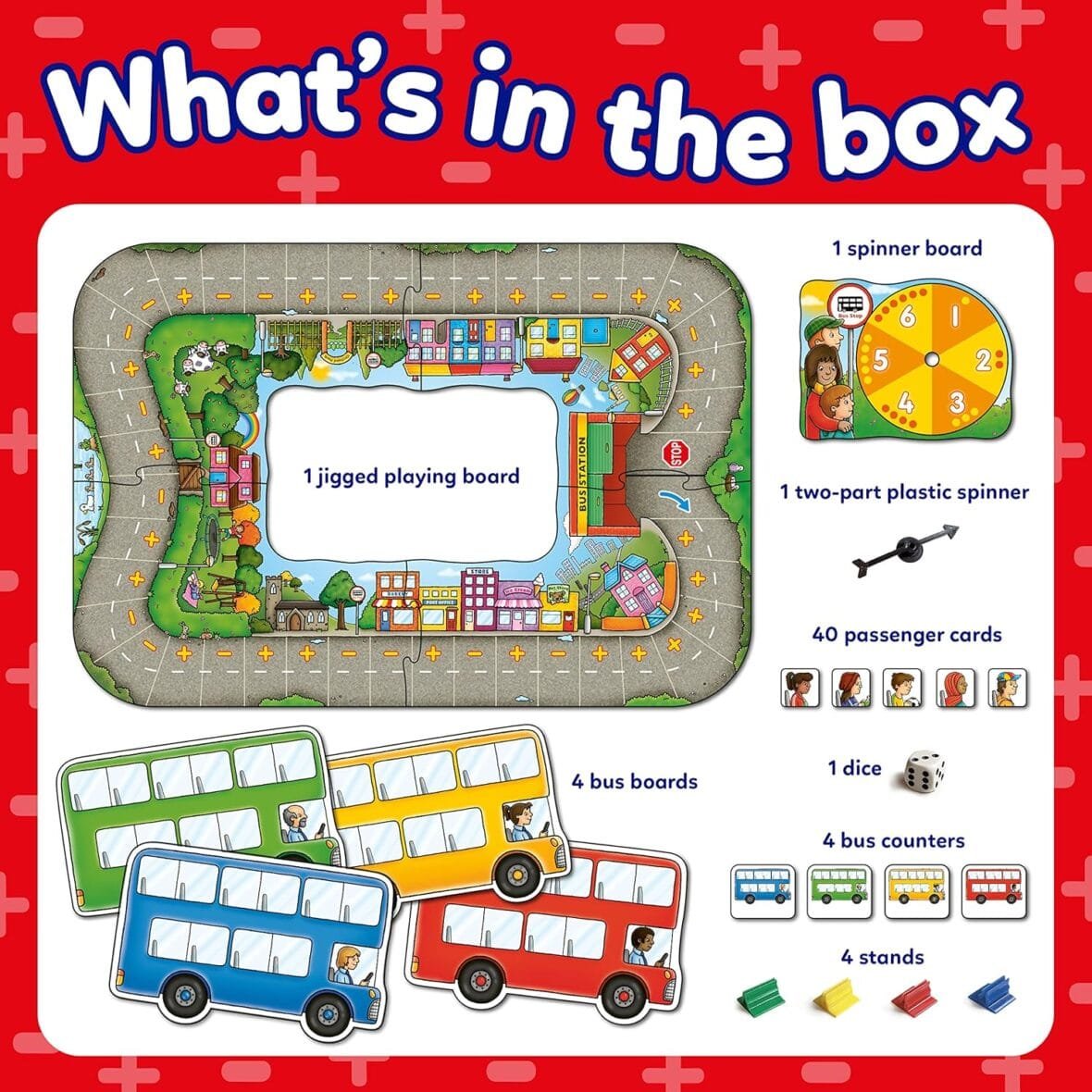 Orchard Toys Bus Stop Maths Game