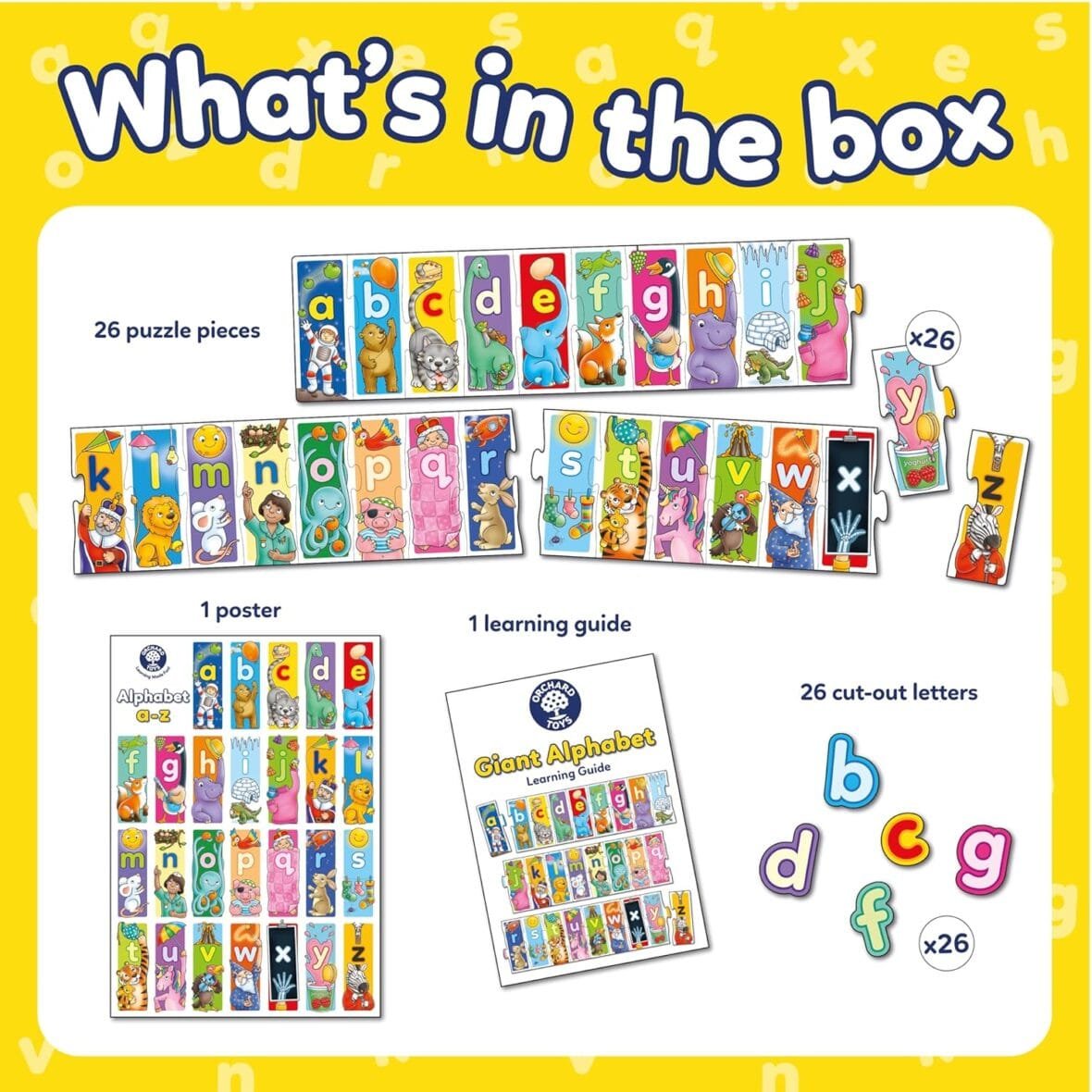 Orchard Toys Giant Alphabet Puzzle for Kids