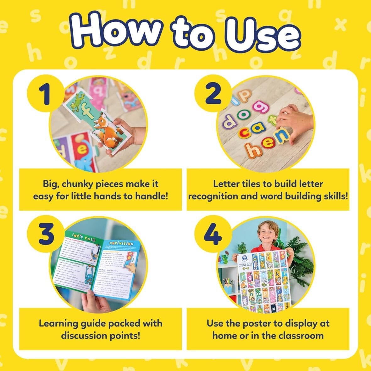 Orchard Toys Giant Alphabet Puzzle for Kids