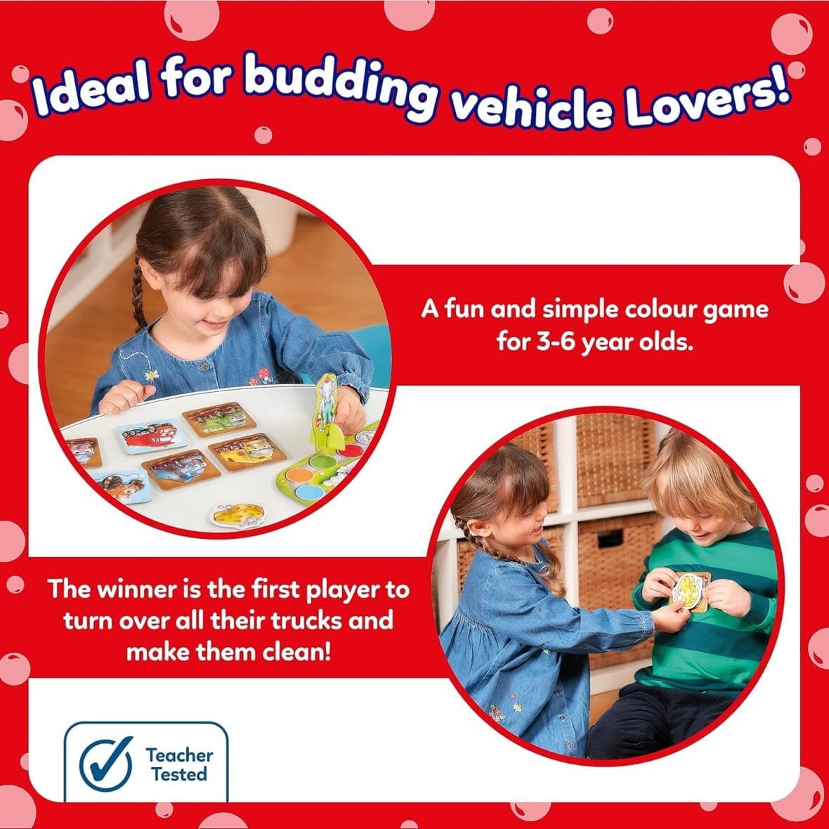 Orchard Toys Mucky Trucks Color Matching Game